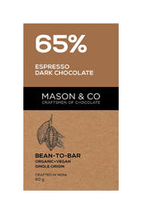 65% Espresso Dark Chocolate Bar - Mason & Co - Freshmills