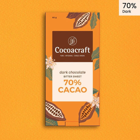 70% Cacao Bitter sweet Dark Chocolate Couverture - Cocoacraft - Freshmills
