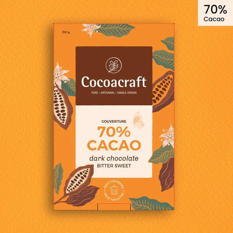 70% Cocoa Bitter sweet Dark Chocolate Couverture - Cocoacraft - Freshmills