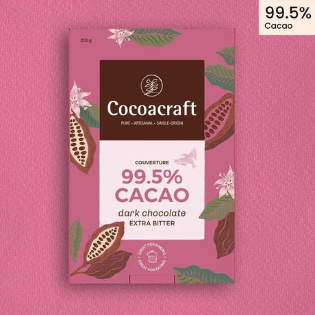 99.5% Cocoa Extra Bitter Dark Chocolate Couverture - Cocoacraft - Freshmills