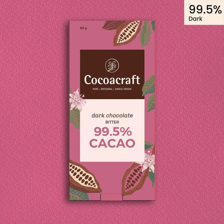 99.5% Cocoa Extra Bitter Dark Chocolate Couverture - Cocoacraft - Freshmills