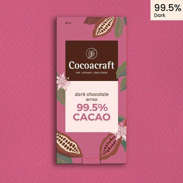 99.5% Cocoa Extra Bitter Dark Chocolate Couverture - Cocoacraft - Freshmills