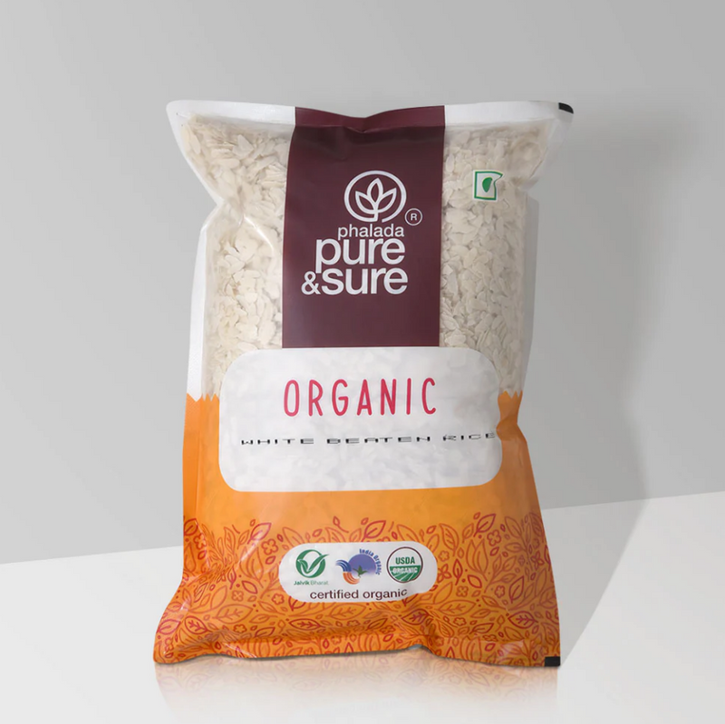 Organic White beaten Rice