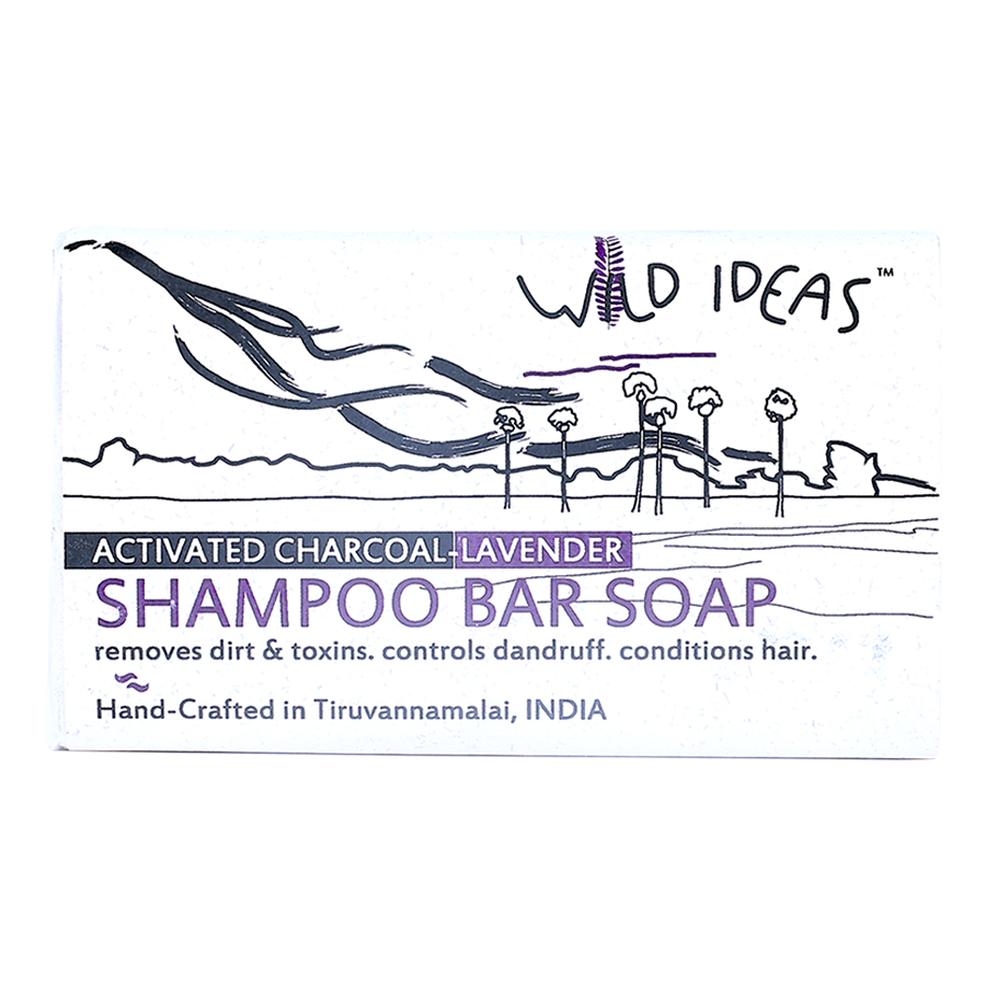 Shampoo Bar Soap Activated Charcoal & Lavender