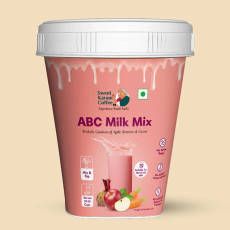 ABC (Apple, Beetroot, Carrot) Milk Mix - Sweet Karam Coffee - Freshmills