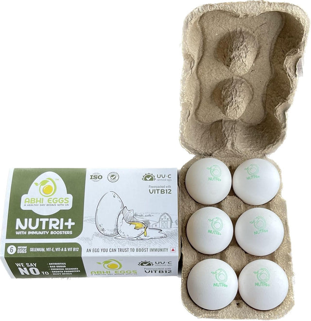 ABHI EGGS Nutri+ With Immunity Boosters Eggs - Abhi eggs - Freshmills
