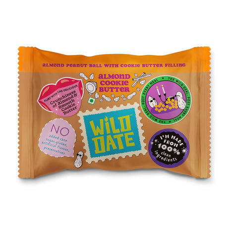 Almond Cookie Butter Bar - wild date - Freshmills