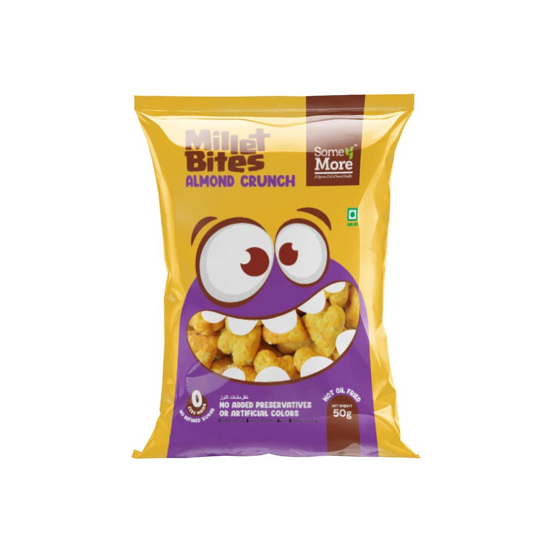 Almond Millet bites - Some More - Freshmills