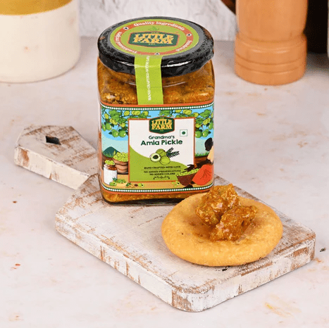 Amla Pickle - The Little Farm Co - Freshmills