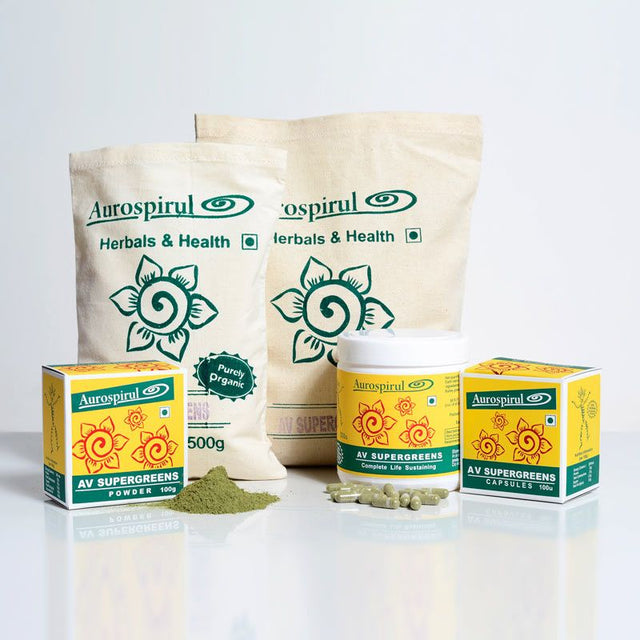 AV Supergreens Powder - Aurospirul - Freshmills