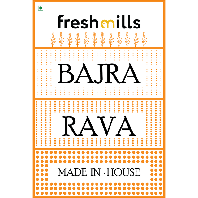 Bajra (Pearl millet) Rava 500g - Freshmills - Freshmills