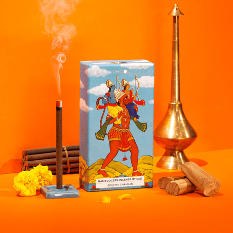 Bambooless Incense Sticks - Soumya Chandan - Phool - Freshmills