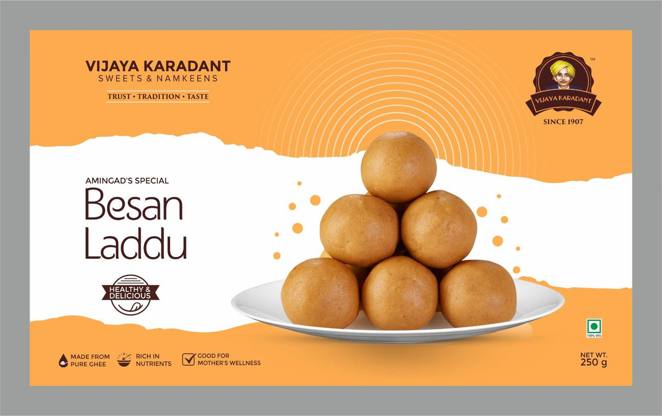 Besan Laddu - Vijaya Karadant - Freshmills