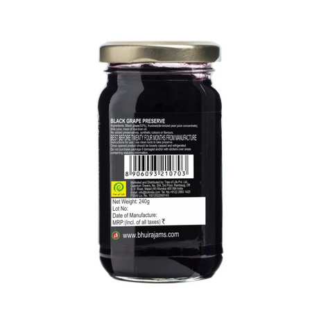 Black Grapes Preserve (No Added Sugar Jam)