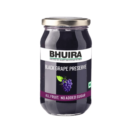 Black Grapes Preserve (No Added Sugar Jam) - Bhuira - Freshmills