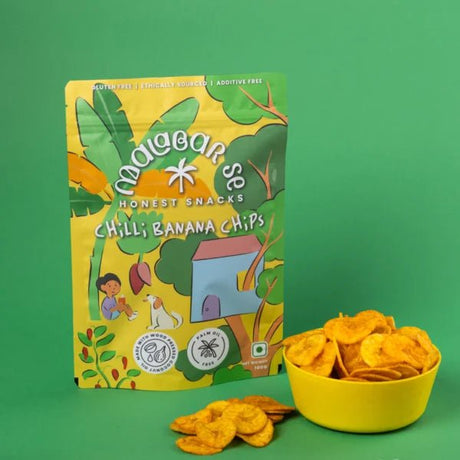 Chilli banana Chips - Malabar se - Freshmills