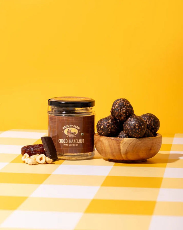 Choco Hazelnut Laddoos - Brawny Bear - Freshmills