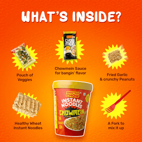 Chowmein Cup Noodles - Master Chow - Freshmills