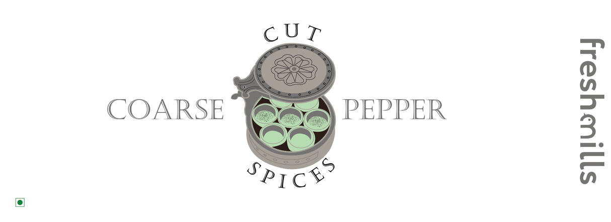 Coarse Cut Pepper 100g - Freshmills - Freshmills