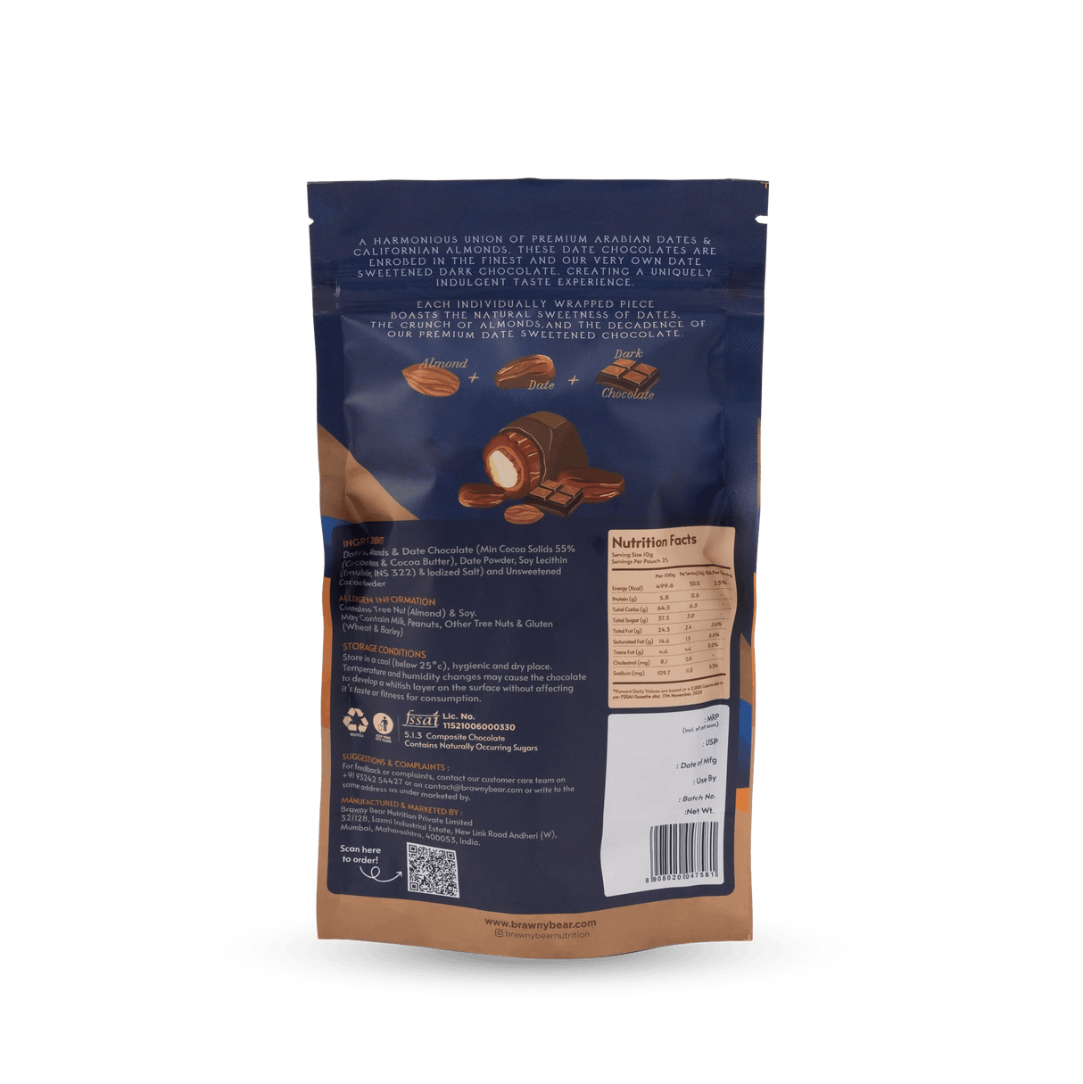 Coco Dates & Almonds - Brawny Bear - Freshmills
