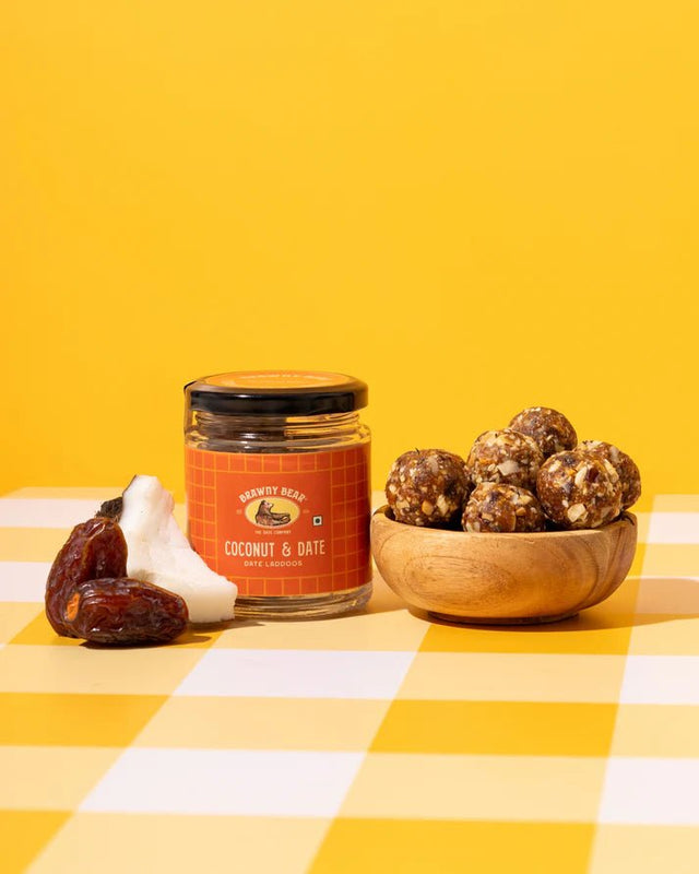Coconut Date Laddoos - Brawny Bear - Freshmills