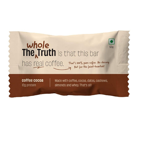 Coffee Cocoa Protein bar - The Whole Truth - Freshmills