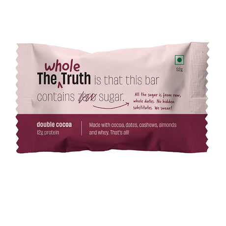 Double Cocoa Protein bar - The Whole Truth - Freshmills