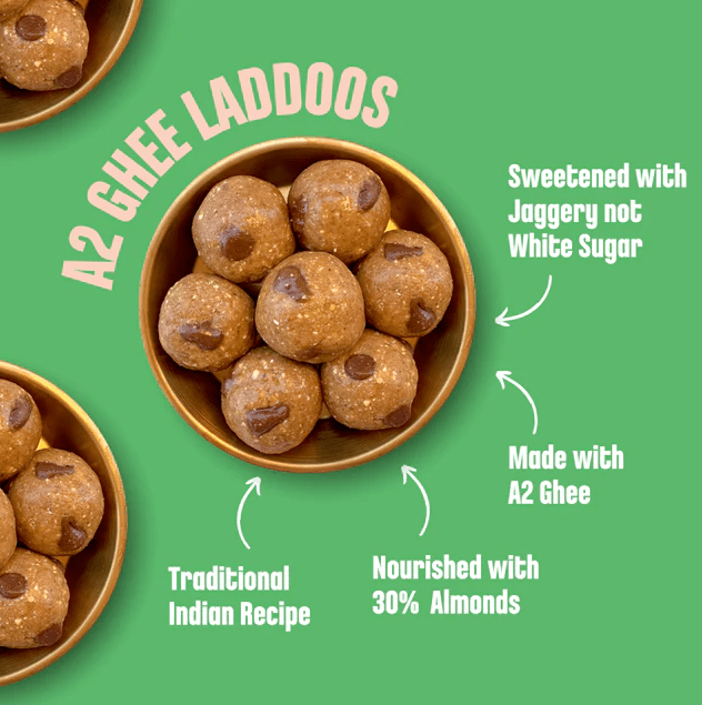 Dry Fruit Choco Chip A2 Ghee Laddoos - Early Foods - Freshmills