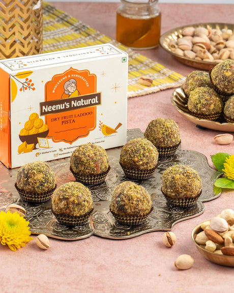 Dry Fruit Laddoo - Pista - Neenu's Natural - Freshmills