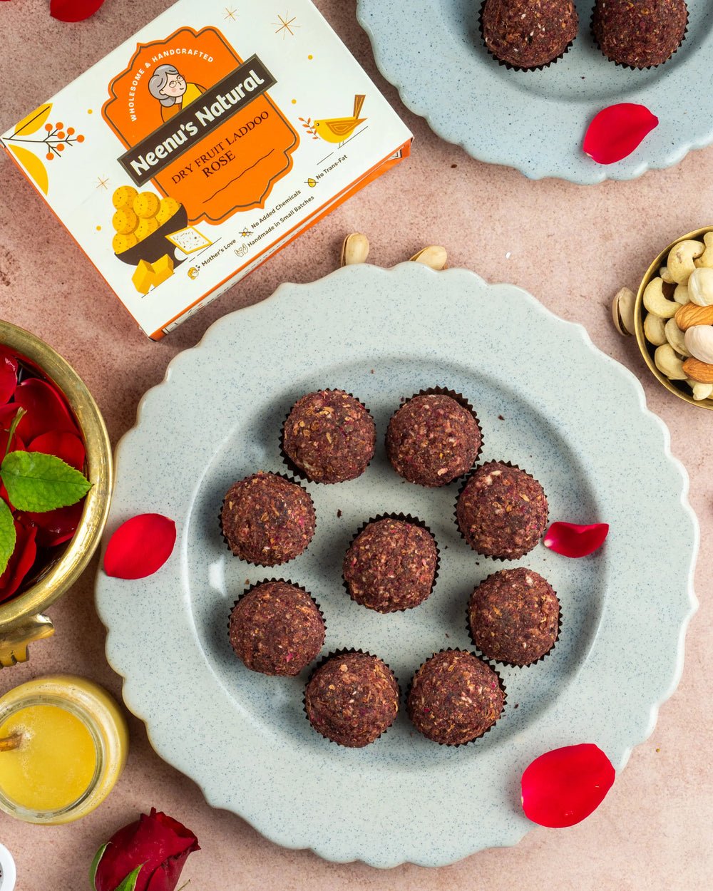 Dry Fruit Laddoo - Rose - Neenu's Natural - Freshmills