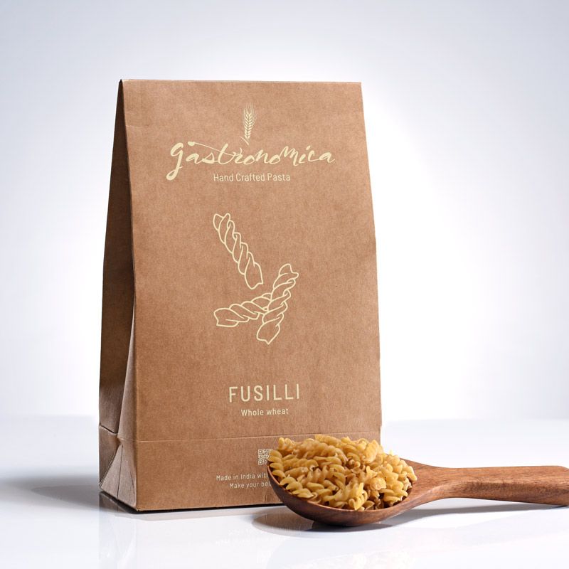 FUSILLI PASTA - WHOLE WHEAT - Gastronomica - Freshmills