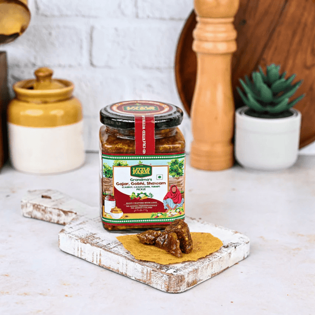 Gajar, Gobhi, Shaljam Pickle - The Little Farm Co - Freshmills