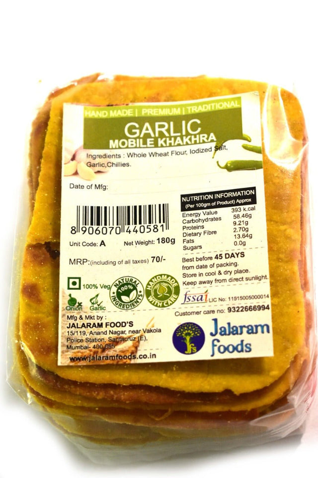 Garlic Khakhra - Jalaram Foods - Freshmills