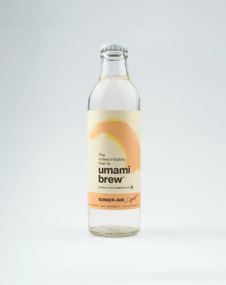 Ginger - Ade Light Kombucha - umami brew - Freshmills