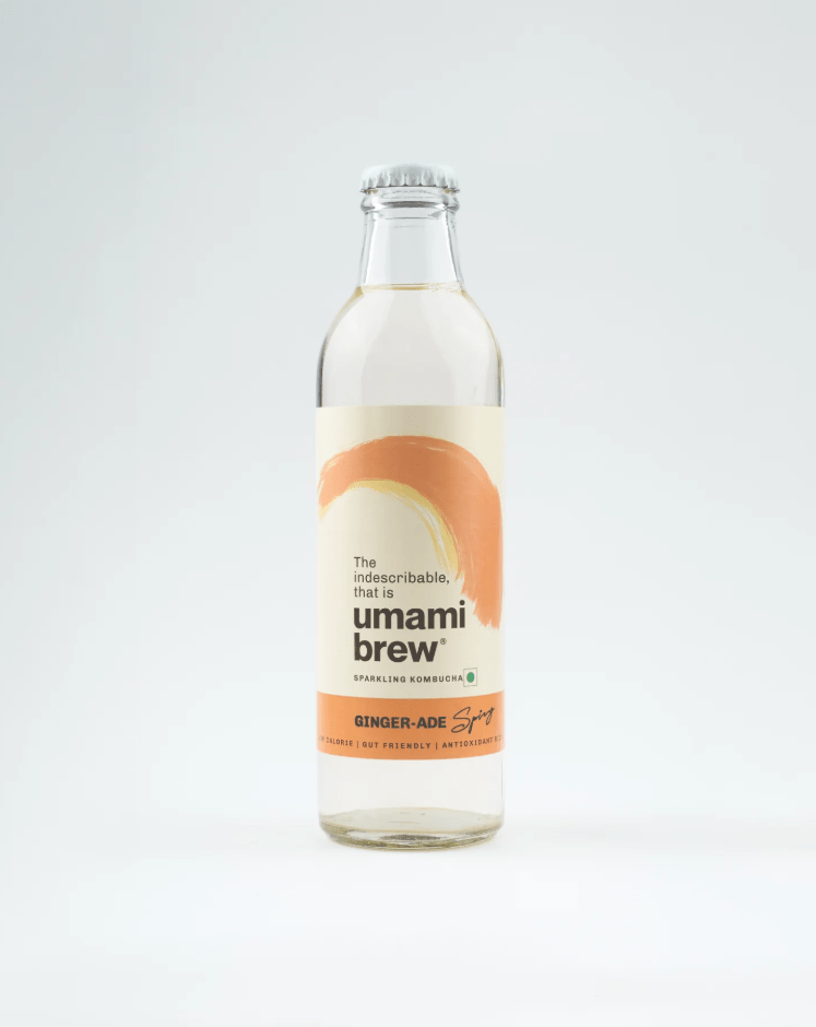 Ginger - Ade Spicy Kombucha - umami brew - Freshmills