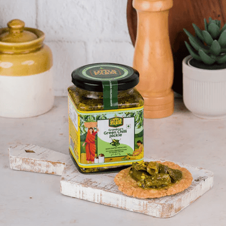 Green Chilli Pickle - The Little Farm Co - Freshmills