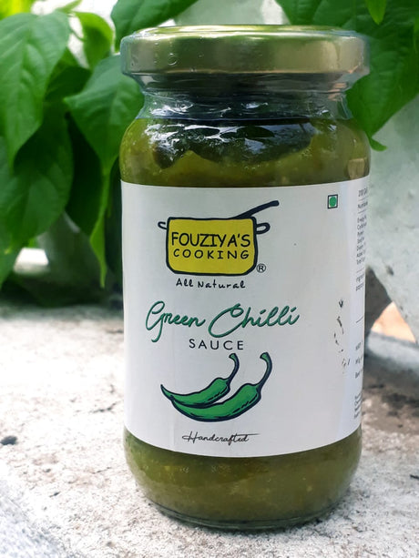 Green Chilli sauce - Fouziya's - Freshmills