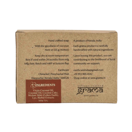 Handcrafted Multani Mitty Soap - Grama - Freshmills