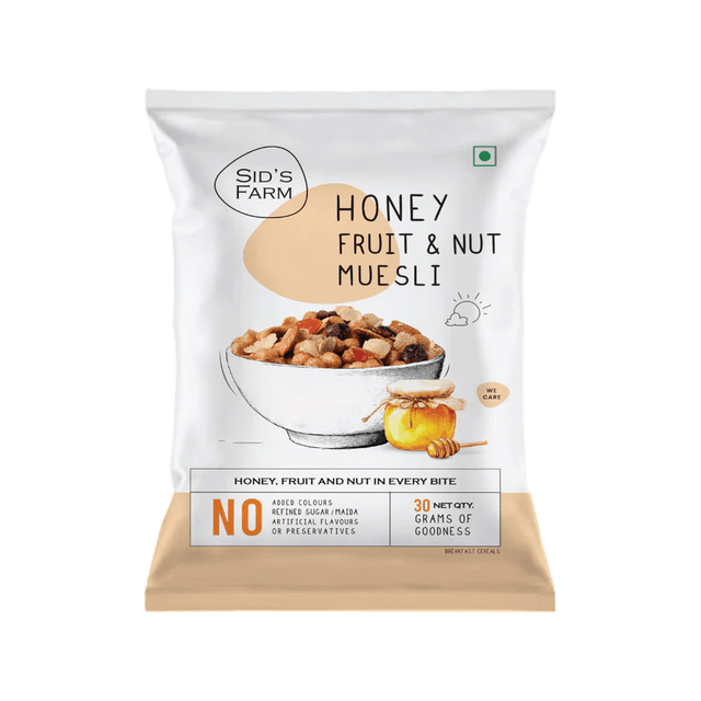 Honey Fruit & Nut Muesli - SID FARMS - Freshmills