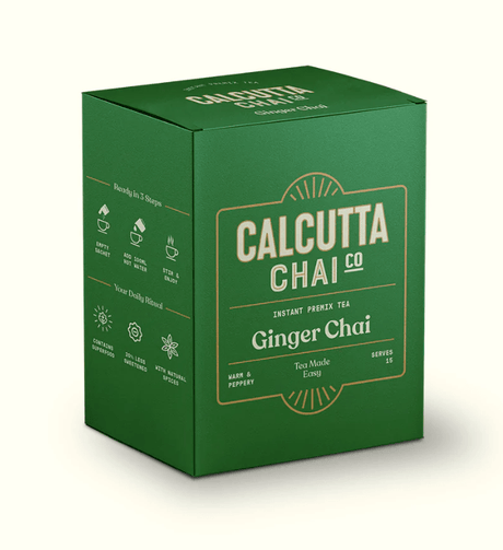 INSTANT CHAI - Ginger Chai - Calcutta Chai Co - Freshmills