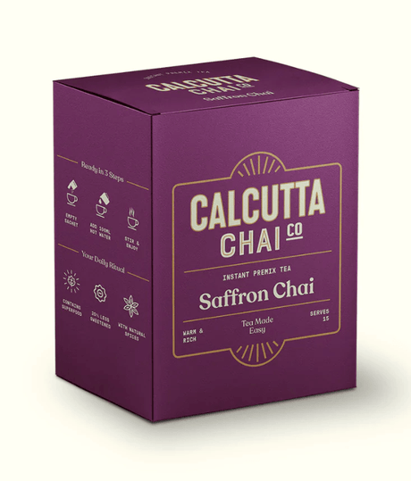 INSTANT CHAI - Saffron Chai - Calcutta Chai Co - Freshmills