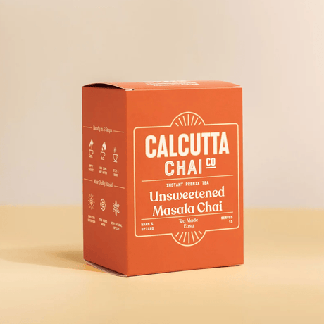 INSTANT CHAI - Unsweetened Masala Chai - Calcutta Chai Co - Freshmills