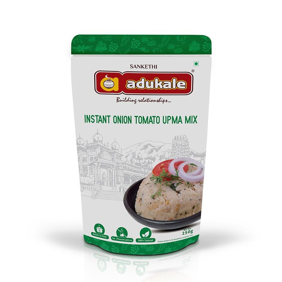 Instant Onion Tomato Upma Mix - Adukale - Freshmills