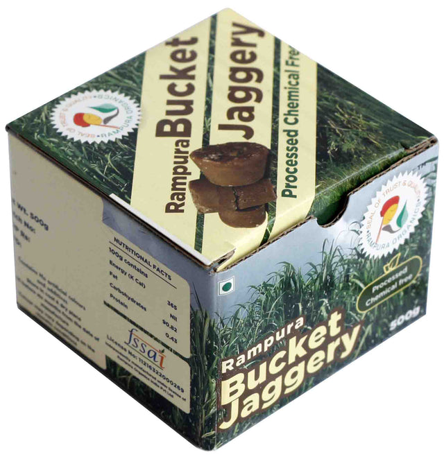 Jaggery (Rampura) - Bucket - Rampura Organics - Freshmills