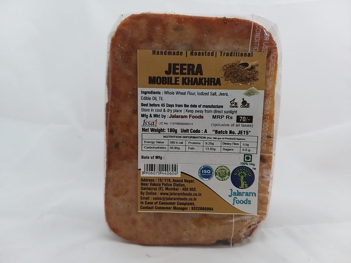 Jeera Khakhra - Jalaram Foods - Freshmills