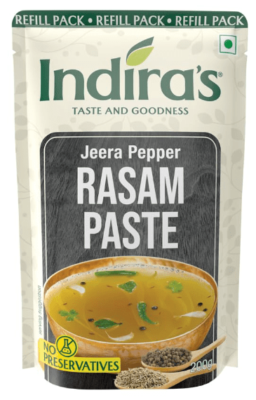 Jeera Pepper Rasam Paste - Indira's - Freshmills