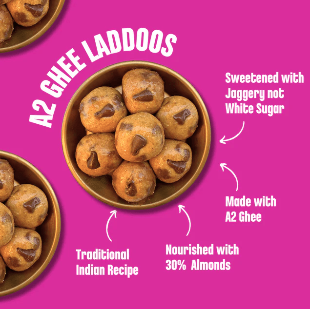 Jowar Choco Chip A2 Ghee Laddoos - Early Foods - Freshmills