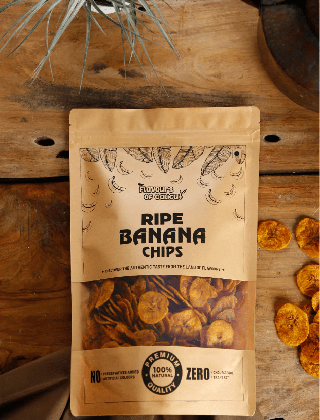 Kerala Sweet Banana Chips 250g - Flavours of Calicut - Freshmills