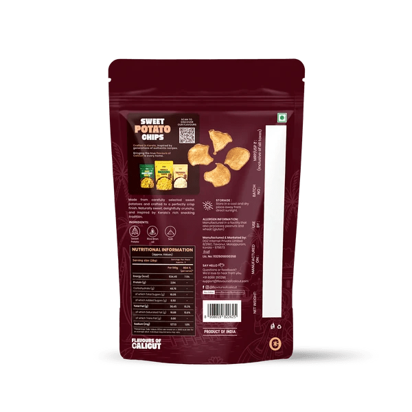 Kerala Sweet Potato Chips - Flavours of Calicut - Freshmills