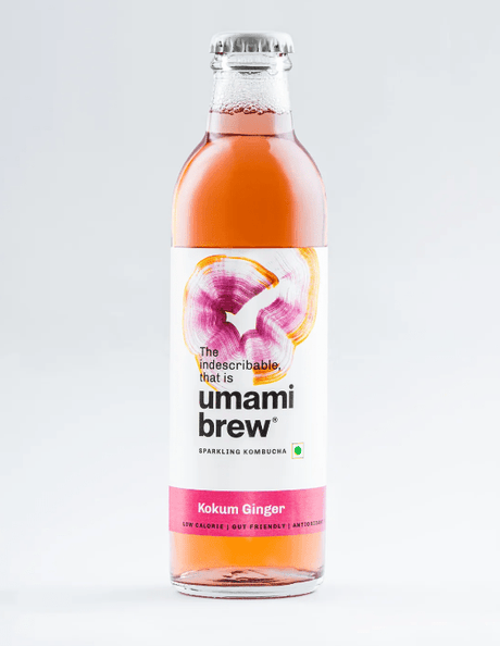Kokum Ginger Kombucha - umami brew - Freshmills